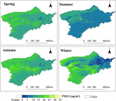 Analysis of the temporal and spatial pattern of air pollution and the heterogeneity of its influencing factors in central Inner Mongolia from 2016 to 2018